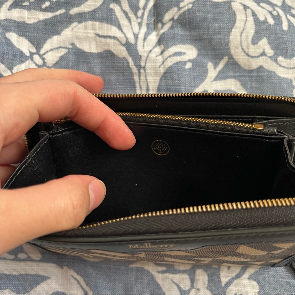 Mulberry M Zip Geometric Pattern Medium Wallet - image 6